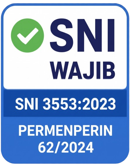 Logo SNI untuk layanan sertifikasi Air Mineral