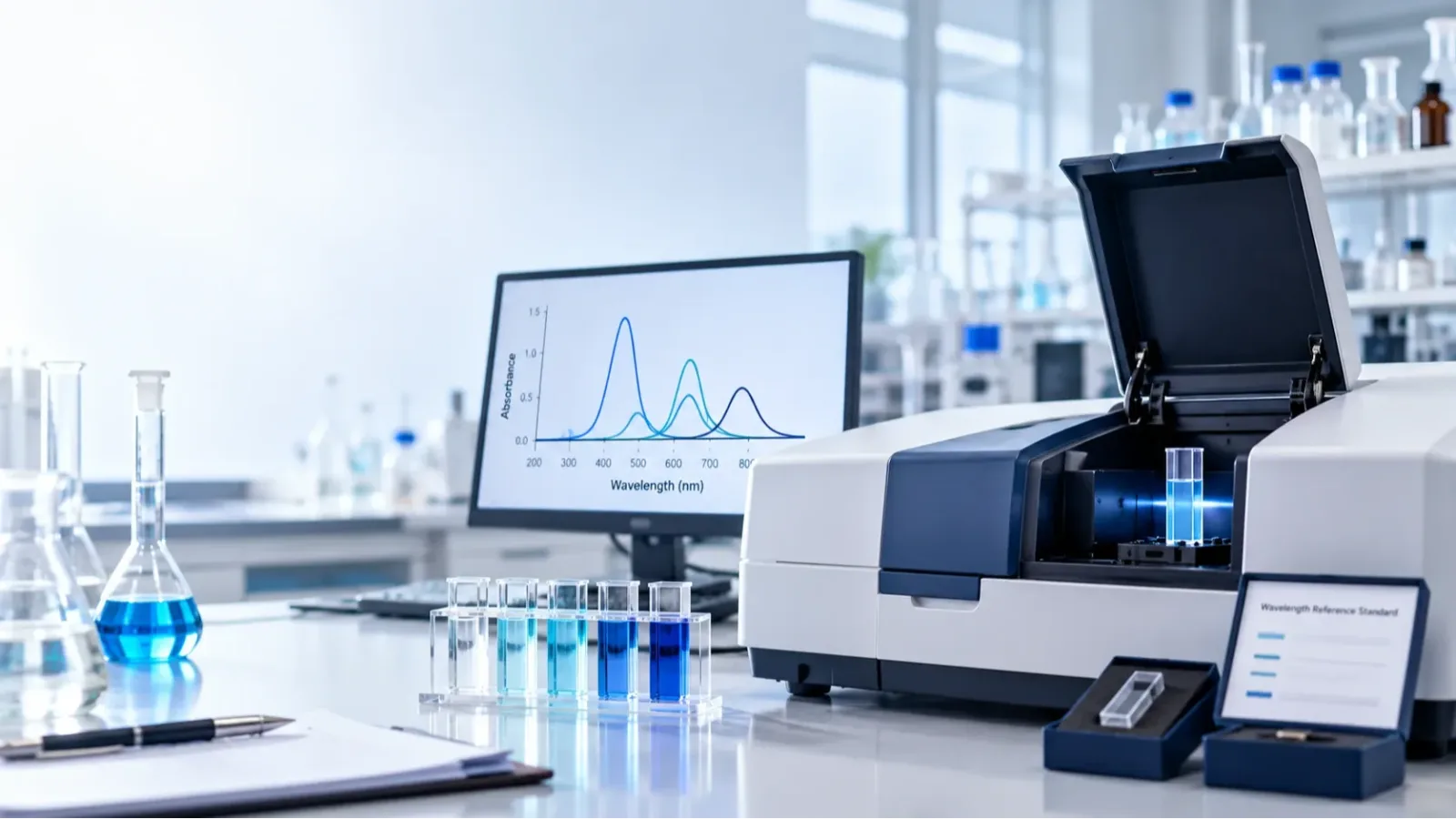 Kalibrasi Spektrofotometer UV-Vis: Mengapa Panjang Gelombang Perlu Dipastikan?
